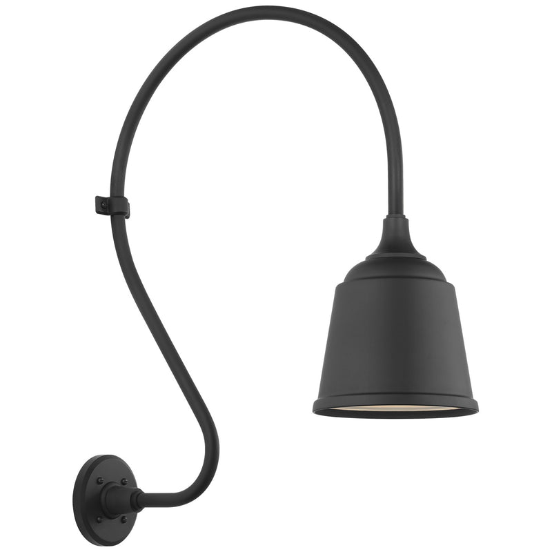 Visual Comfort Signature TOB 2805MBK/S5-MBK LED Barn Light, Matte Black