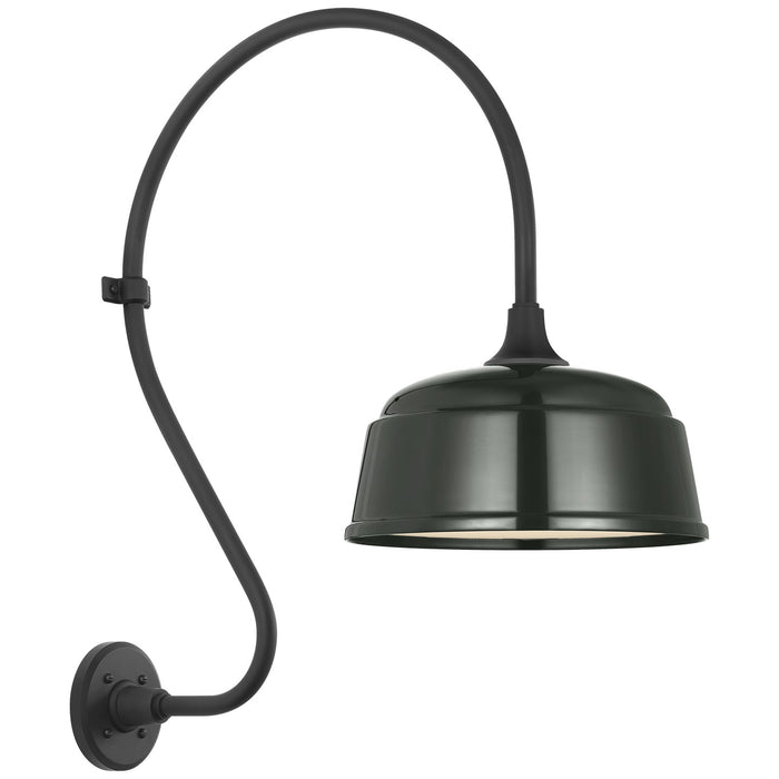 Visual Comfort Signature TOB 2805MBK/S6-G LED Barn Light, Matte Black