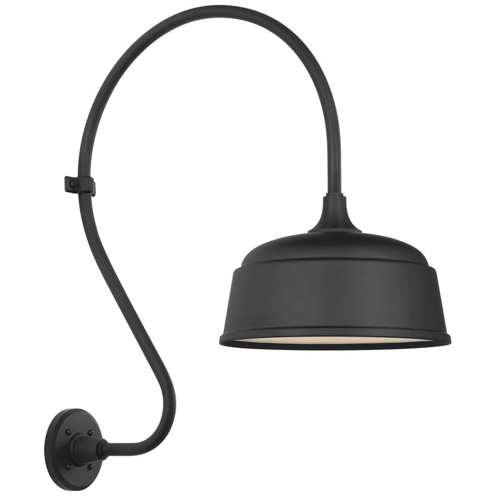 Visual Comfort Signature TOB 2805MBK/S6-MBK LED Barn Light, Matte Black
