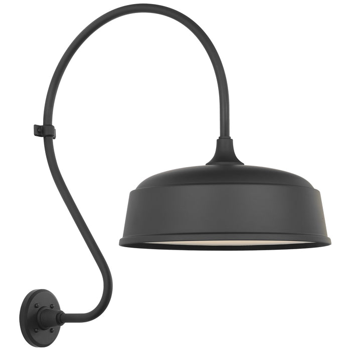 Visual Comfort Signature TOB 2805MBK/S7-MBK LED Barn Light, Matte Black
