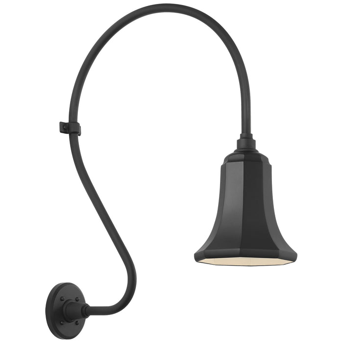 Visual Comfort Signature TOB 2805MBK/S8-MBK LED Barn Light, Matte Black