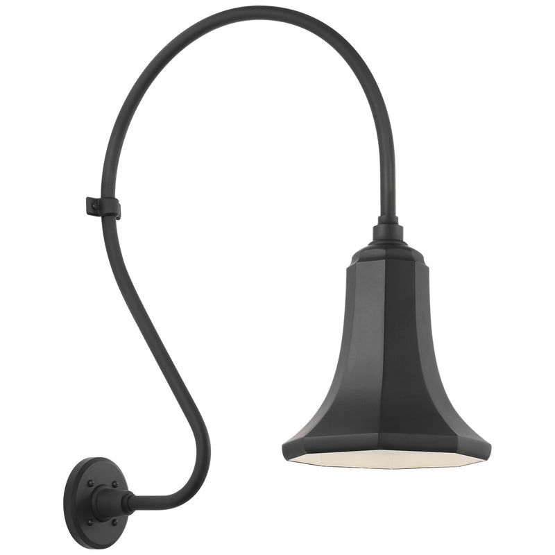 Visual Comfort Signature TOB 2805MBK/S9-MBK LED Barn Light, Matte Black