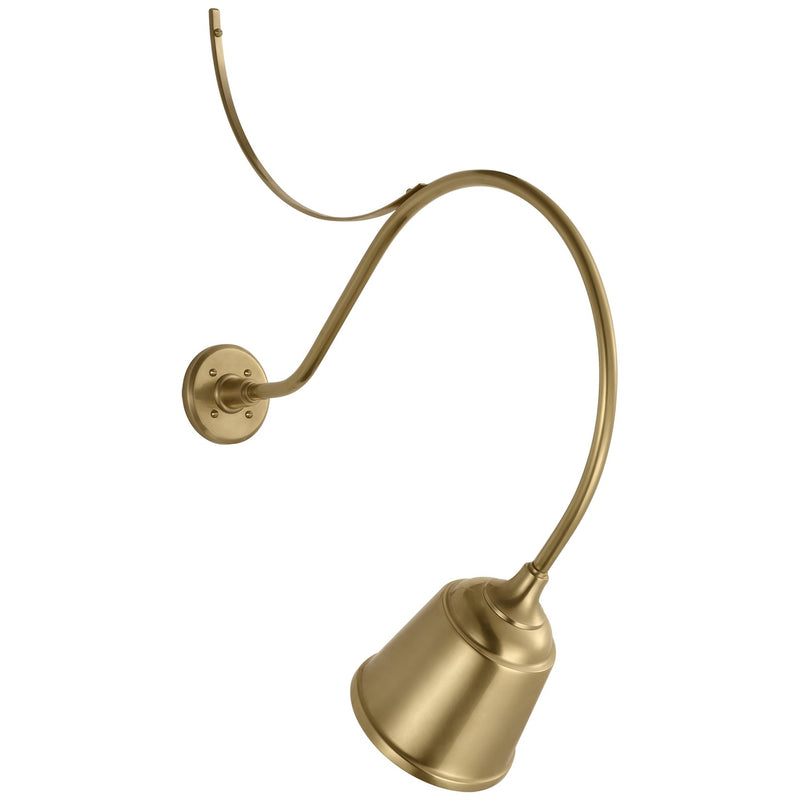Visual Comfort Signature TOB 2806HAB/S5-HAB LED Barn Light, Hand-Rubbed Antique Brass