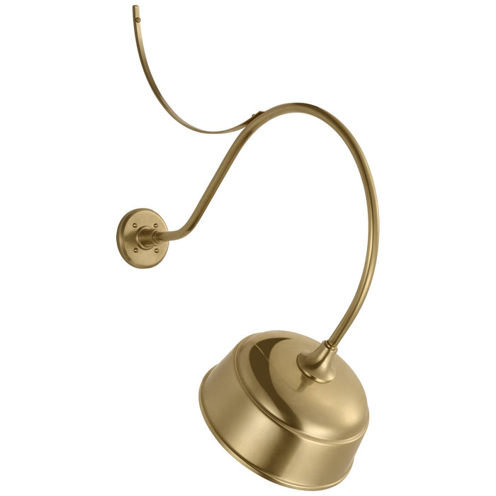 Visual Comfort Signature TOB 2806HAB/S6-HAB LED Barn Light, Hand-Rubbed Antique Brass