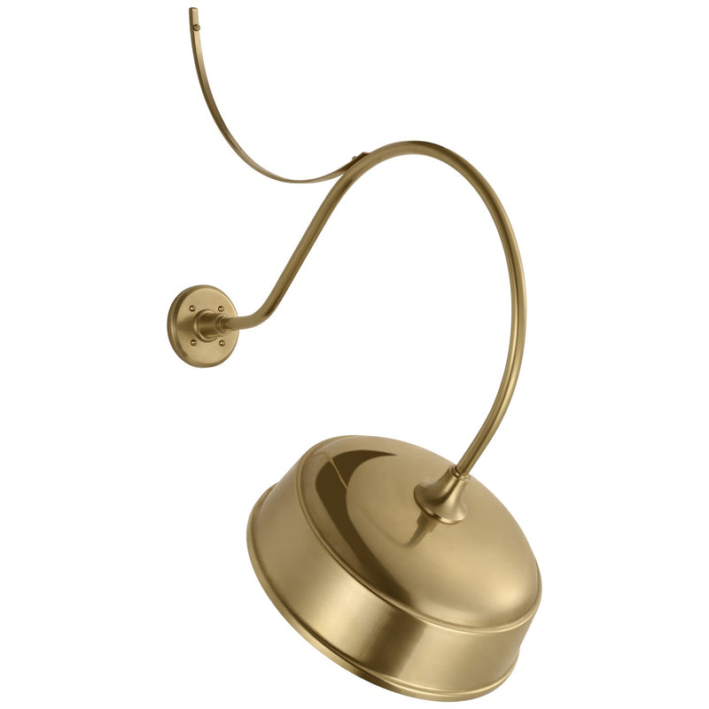 Visual Comfort Signature TOB 2806HAB/S7-HAB LED Barn Light, Hand-Rubbed Antique Brass