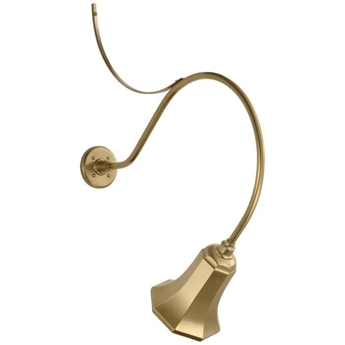 Visual Comfort Signature TOB 2806HAB/S8-HAB LED Barn Light, Hand-Rubbed Antique Brass