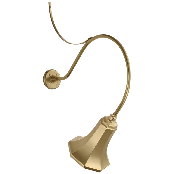 Visual Comfort Signature TOB 2806HAB/S9-HAB LED Barn Light, Hand-Rubbed Antique Brass