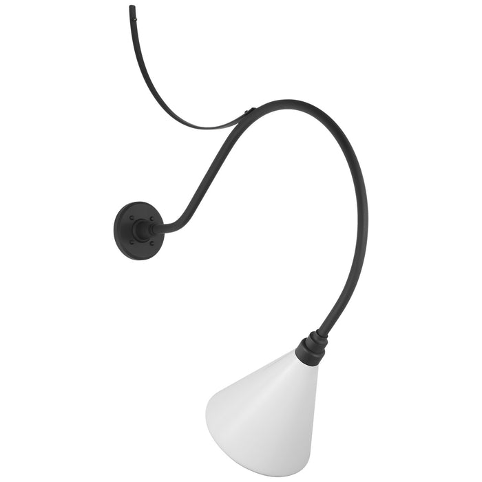 Visual Comfort Signature TOB 2806MBK/S10-WHT LED Barn Light, Matte Black