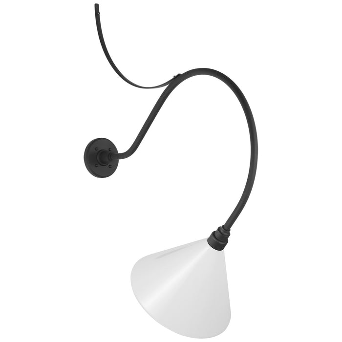 Visual Comfort Signature TOB 2806MBK/S11-WHT LED Barn Light, Matte Black