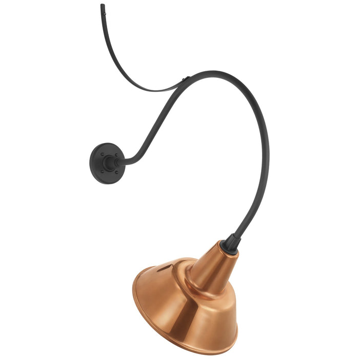 Visual Comfort Signature TOB 2806MBK/S1-SC LED Barn Light, Matte Black