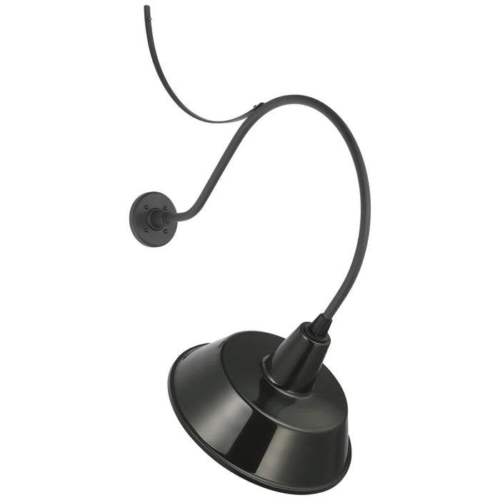 Visual Comfort Signature TOB 2806MBK/S2-G LED Barn Light, Matte Black