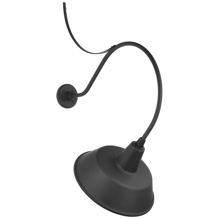 Visual Comfort Signature TOB 2806MBK/S2-MBK LED Barn Light, Matte Black