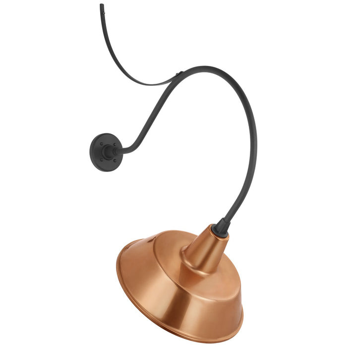 Visual Comfort Signature TOB 2806MBK/S2-SC LED Barn Light, Matte Black