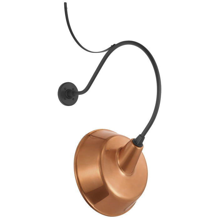 Visual Comfort Signature TOB 2806MBK/S4-SC LED Barn Light, Matte Black