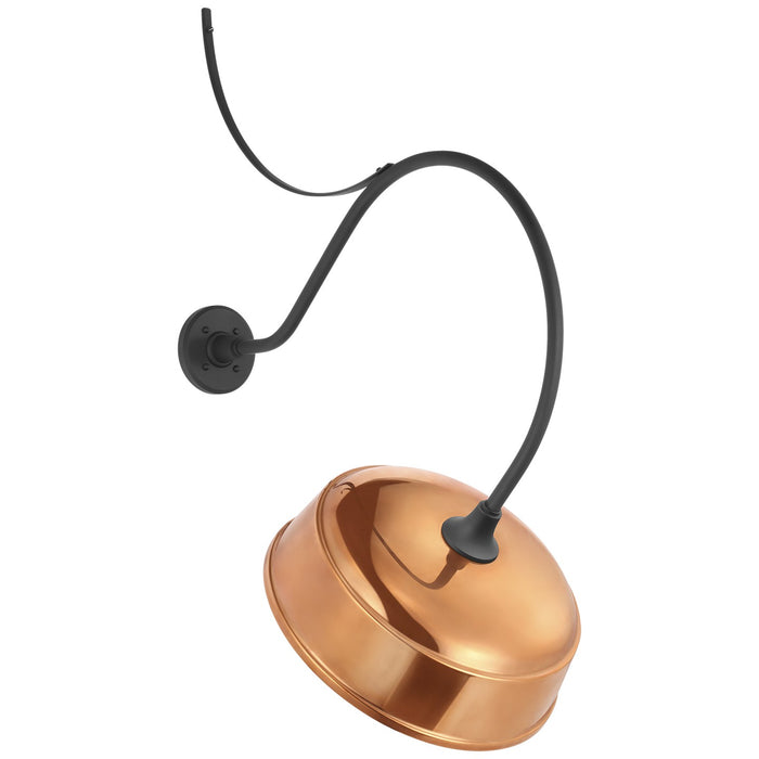 Visual Comfort Signature TOB 2806MBK/S7-SC LED Barn Light, Matte Black