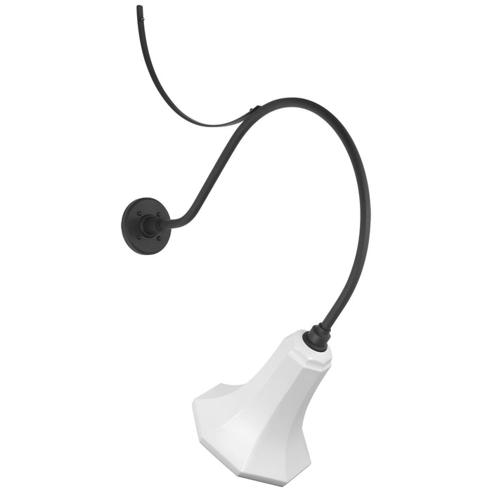 Visual Comfort Signature TOB 2806MBK/S9-WHT LED Barn Light, Matte Black