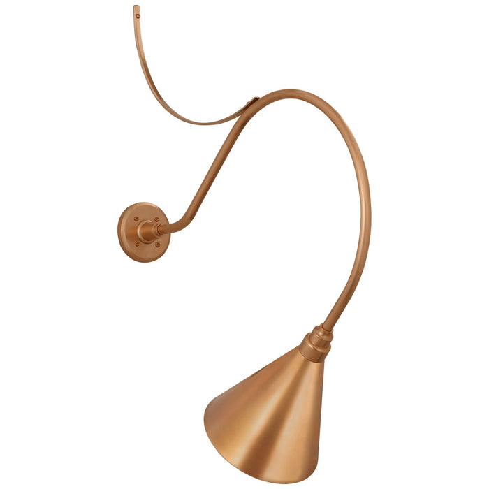 Visual Comfort Signature TOB 2806SC/S10-SC LED Barn Light, Soft Copper