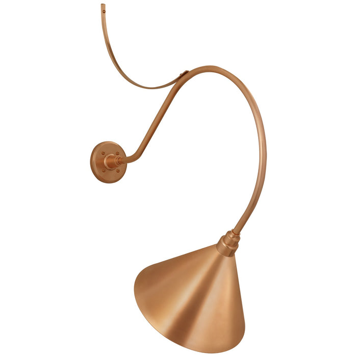 Visual Comfort Signature TOB 2806SC/S11-SC LED Barn Light, Soft Copper