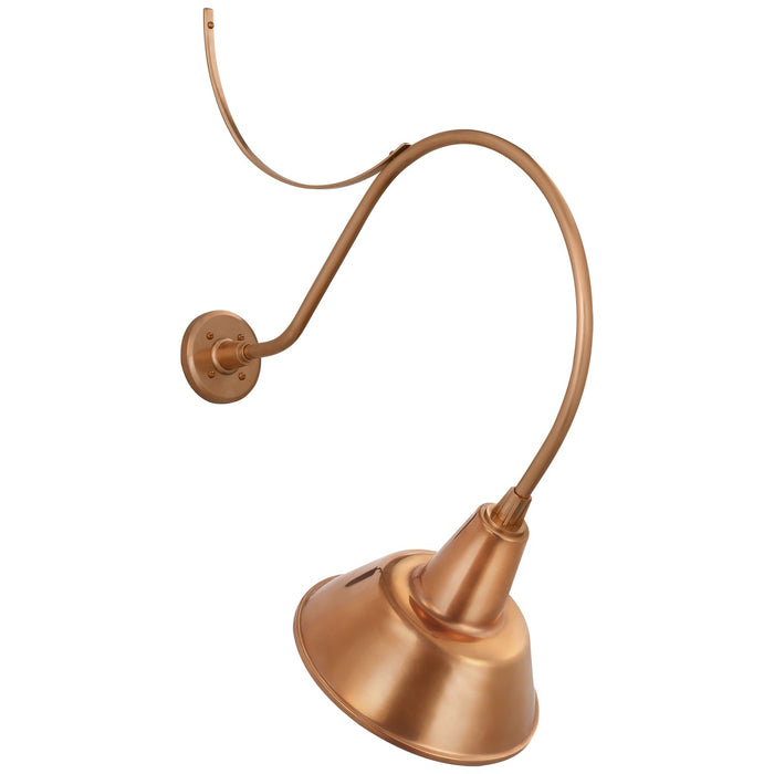 Visual Comfort Signature TOB 2806SC/S1-SC LED Barn Light, Soft Copper