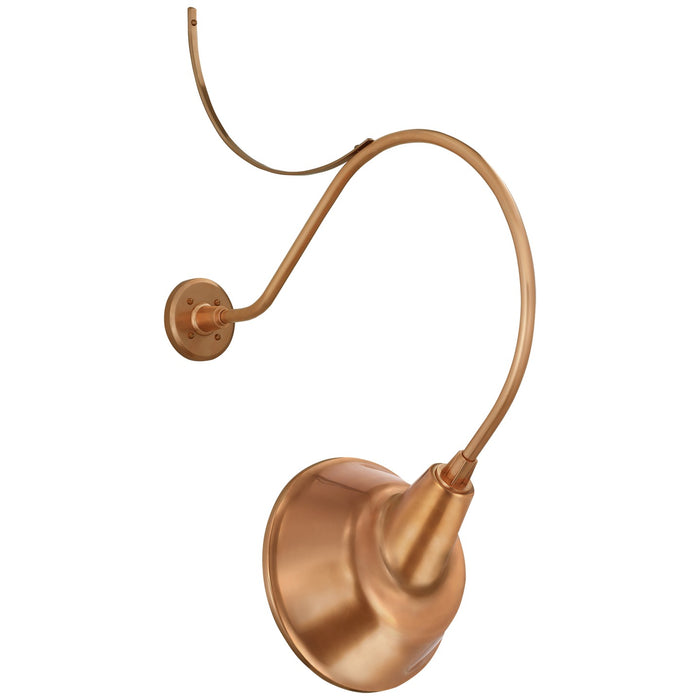 Visual Comfort Signature TOB 2806SC/S3-SC LED Barn Light, Soft Copper