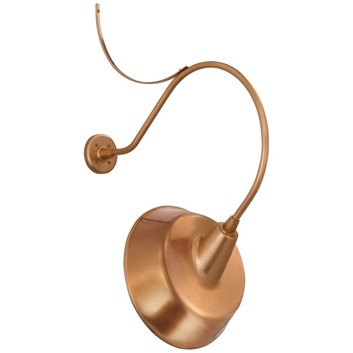 Visual Comfort Signature TOB 2806SC/S4-SC LED Barn Light, Soft Copper