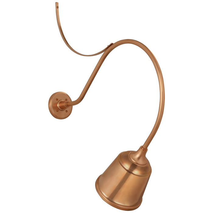 Visual Comfort Signature TOB 2806SC/S5-SC LED Barn Light, Soft Copper