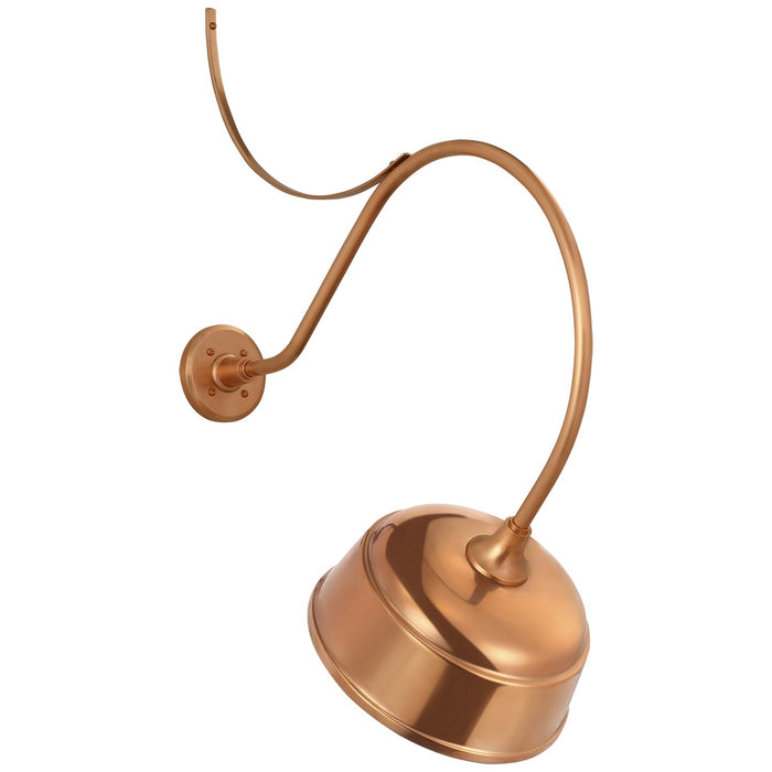 Visual Comfort Signature TOB 2806SC/S6-SC LED Barn Light, Soft Copper