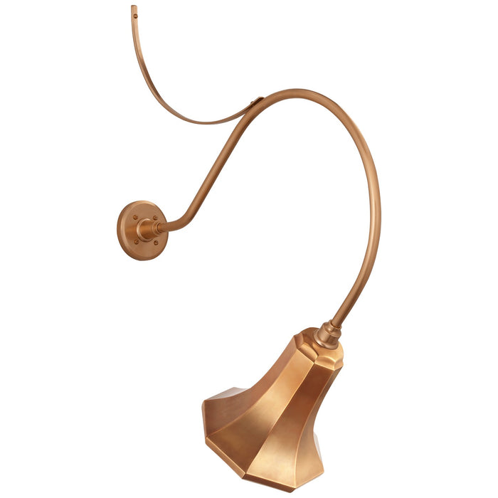 Visual Comfort Signature TOB 2806SC/S9-SC LED Barn Light, Soft Copper