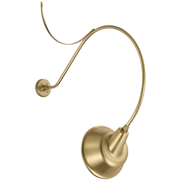 Visual Comfort Signature TOB 2807HAB/S3-HAB LED Barn Light, Hand-Rubbed Antique Brass