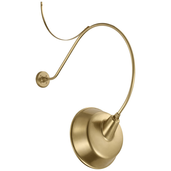 Visual Comfort Signature TOB 2807HAB/S4-HAB LED Barn Light, Hand-Rubbed Antique Brass