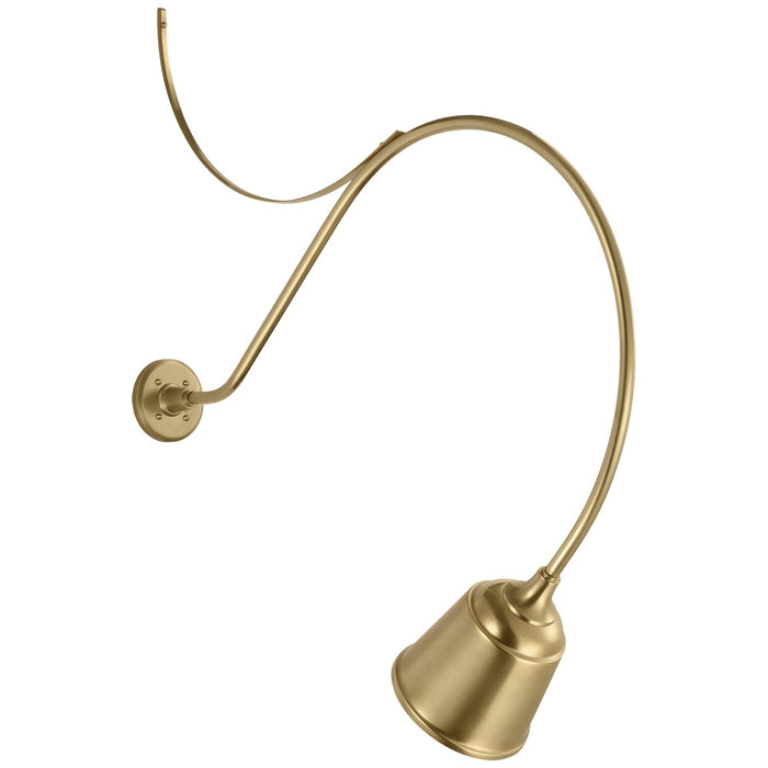 Visual Comfort Signature TOB 2807HAB/S5-HAB LED Barn Light, Hand-Rubbed Antique Brass