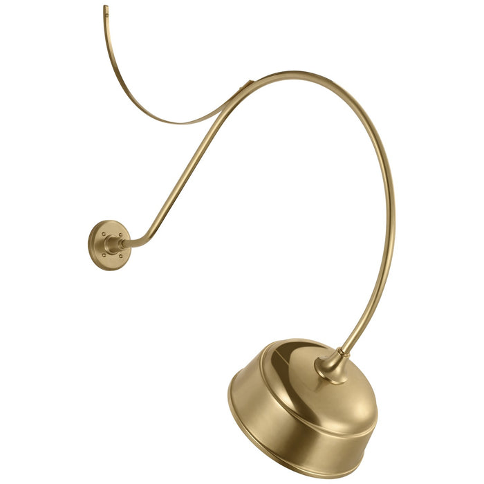 Visual Comfort Signature TOB 2807HAB/S6-HAB LED Barn Light, Hand-Rubbed Antique Brass