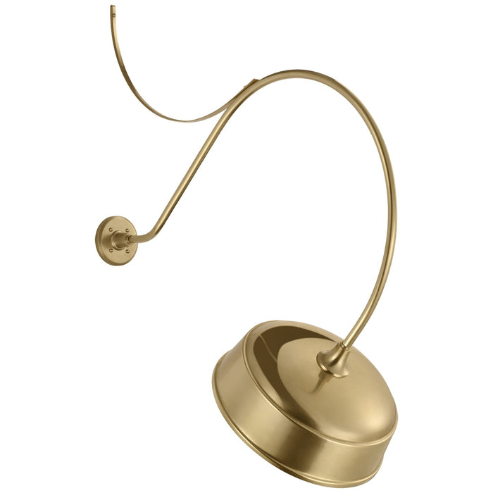 Visual Comfort Signature TOB 2807HAB/S7-HAB LED Barn Light, Hand-Rubbed Antique Brass