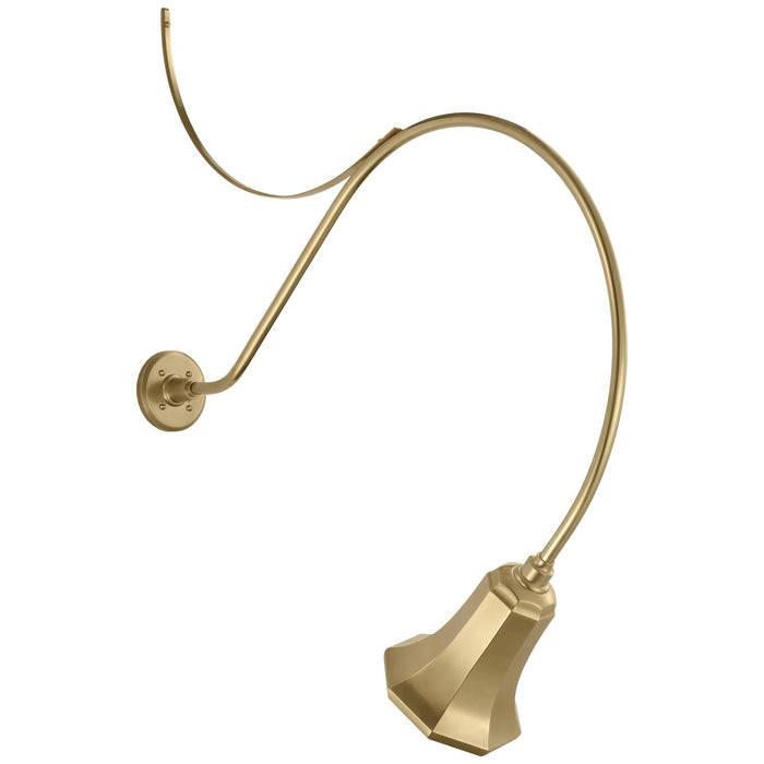 Visual Comfort Signature TOB 2807HAB/S8-HAB LED Barn Light, Hand-Rubbed Antique Brass