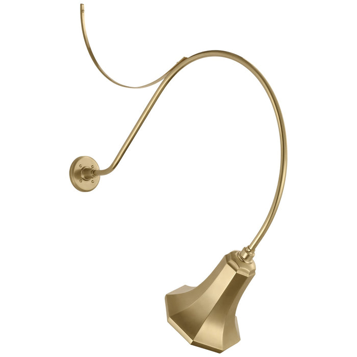 Visual Comfort Signature TOB 2807HAB/S9-HAB LED Barn Light, Hand-Rubbed Antique Brass