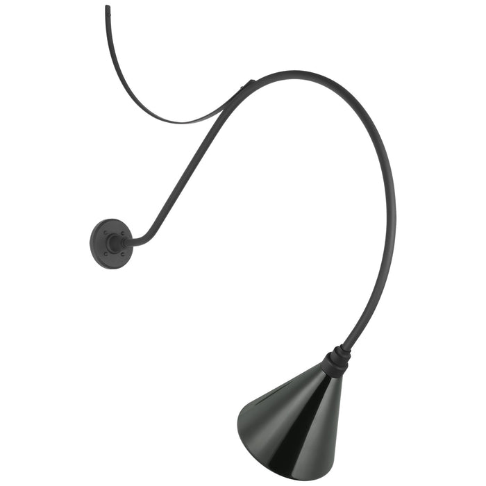 Visual Comfort Signature TOB 2807MBK/S10-G LED Barn Light, Matte Black