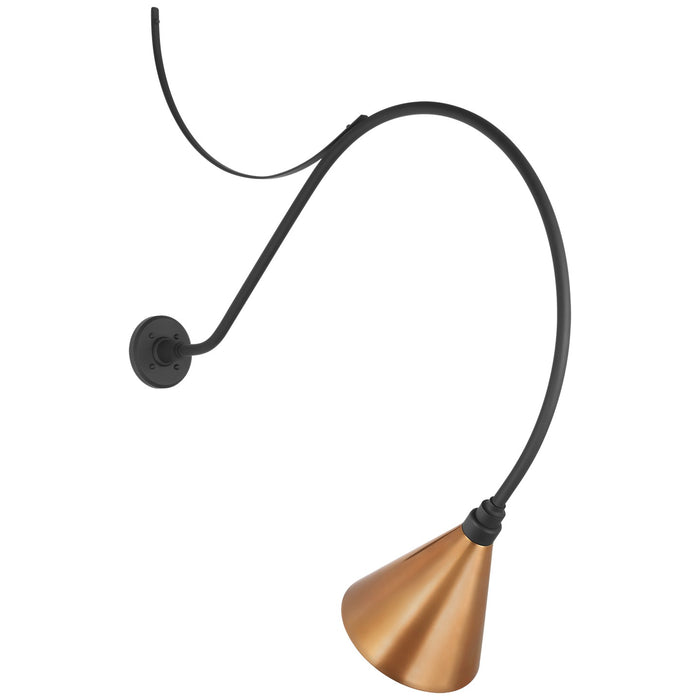 Visual Comfort Signature TOB 2807MBK/S10-SC LED Barn Light, Matte Black