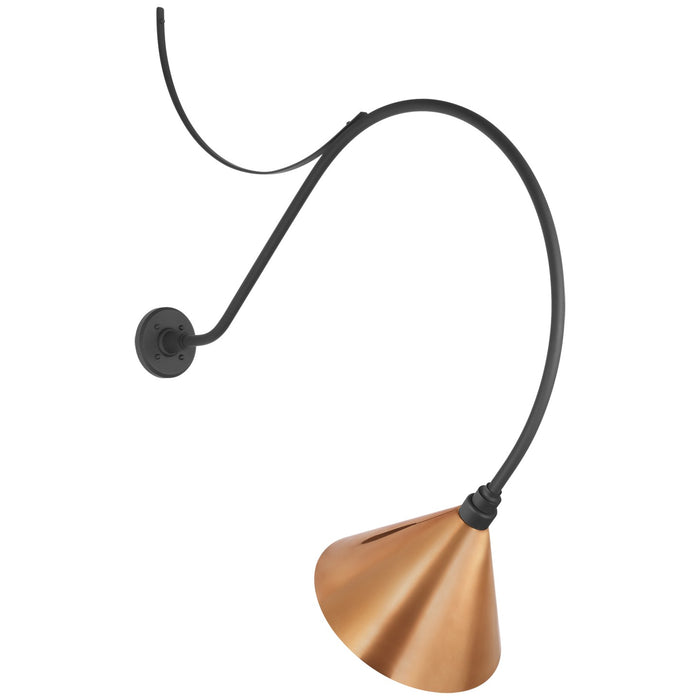 Visual Comfort Signature TOB 2807MBK/S11-SC LED Barn Light, Matte Black