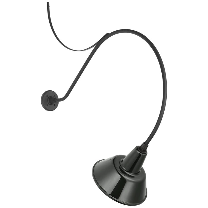 Visual Comfort Signature TOB 2807MBK/S1-G LED Barn Light, Matte Black