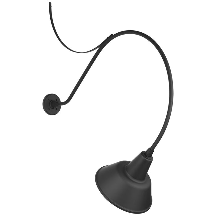 Visual Comfort Signature TOB 2807MBK/S1-MBK LED Barn Light, Matte Black