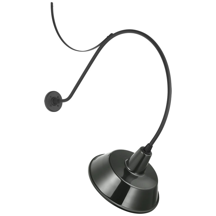 Visual Comfort Signature TOB 2807MBK/S2-G LED Barn Light, Matte Black