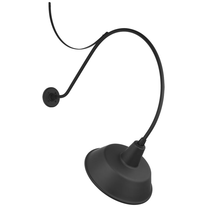 Visual Comfort Signature TOB 2807MBK/S2-MBK LED Barn Light, Matte Black