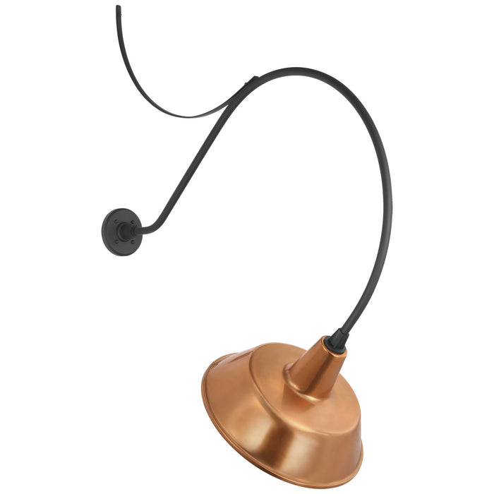 Visual Comfort Signature TOB 2807MBK/S2-SC LED Barn Light, Matte Black