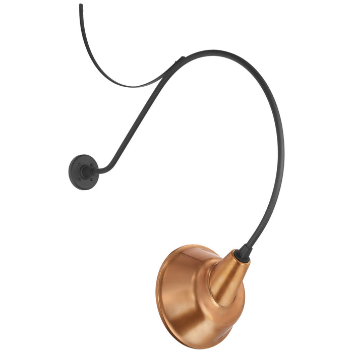 Visual Comfort Signature TOB 2807MBK/S3-SC LED Barn Light, Matte Black