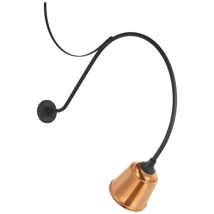 Visual Comfort Signature TOB 2807MBK/S5-SC LED Barn Light, Matte Black