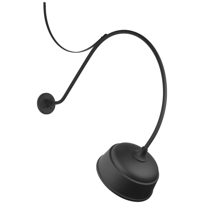 Visual Comfort Signature TOB 2807MBK/S6-MBK LED Barn Light, Matte Black