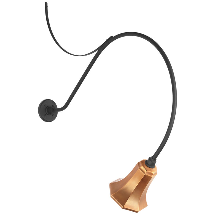 Visual Comfort Signature TOB 2807MBK/S8-SC LED Barn Light, Matte Black