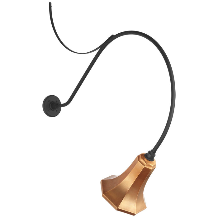 Visual Comfort Signature TOB 2807MBK/S9-SC LED Barn Light, Matte Black