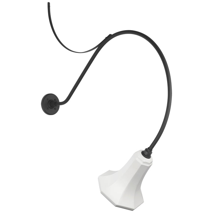 Visual Comfort Signature TOB 2807MBK/S9-WHT LED Barn Light, Matte Black