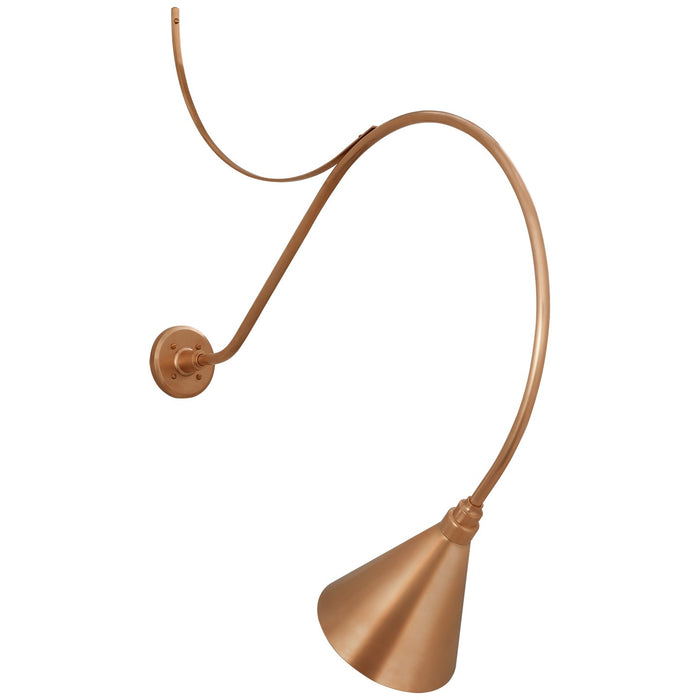 Visual Comfort Signature TOB 2807SC/S10-SC LED Barn Light, Soft Copper